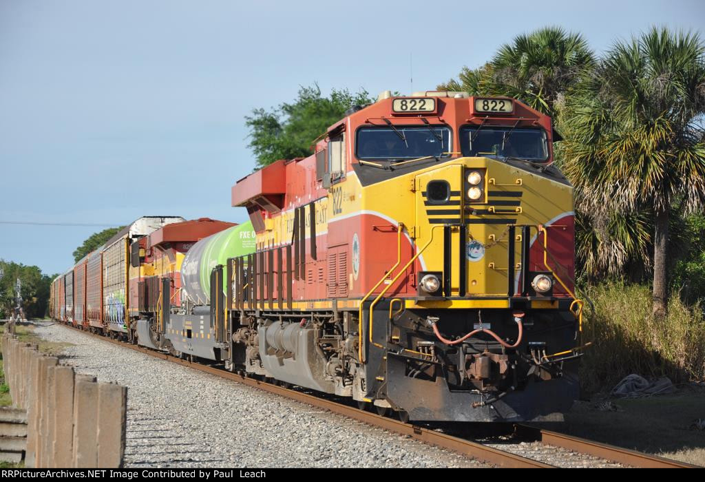 105 with racks and intermodal cruises south